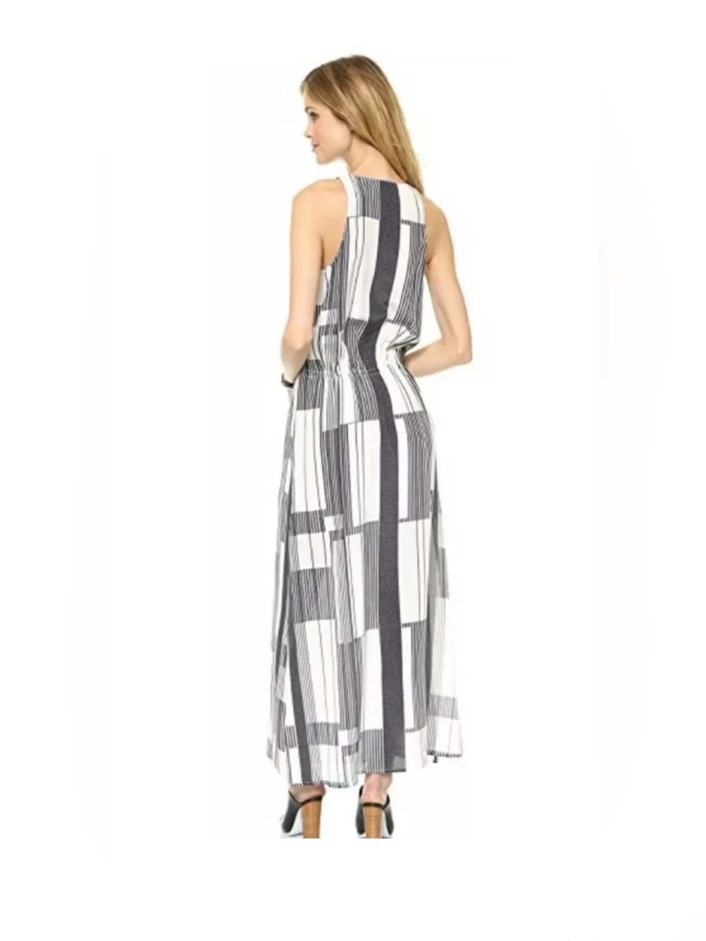 Club Monaco Alessandra Striped Maxi Dress - Picture 3 of 10